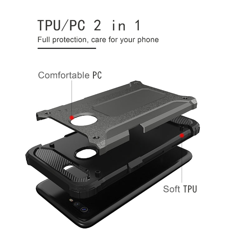 For OPPO A7 Magic Armor TPU + PC Combination Phone Case