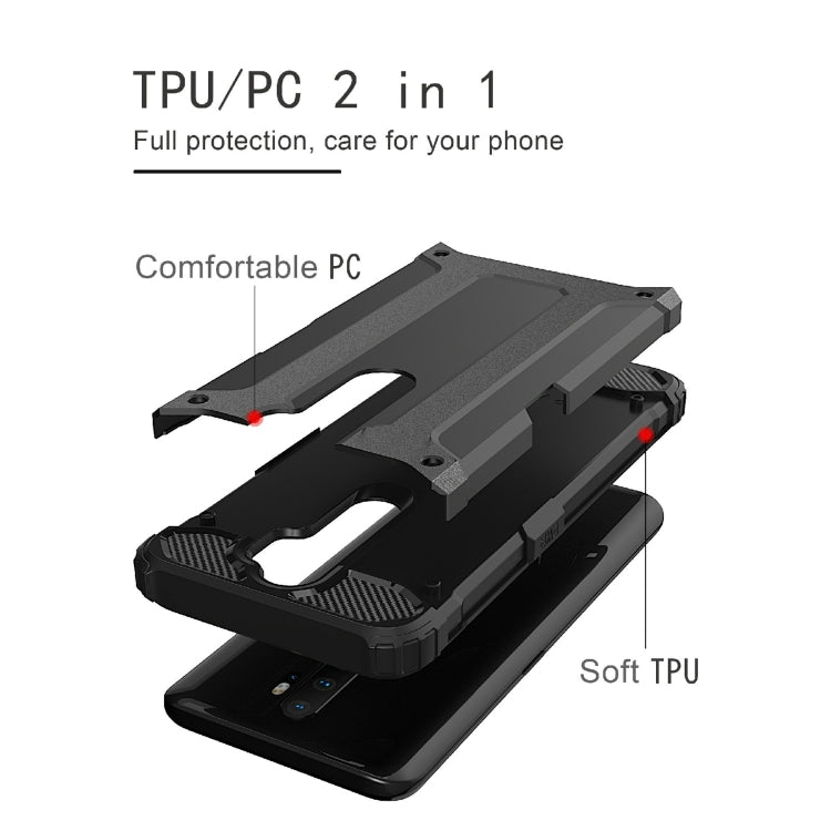 For OPPO A9 2020 Magic Armor TPU + PC Combination Phone Case