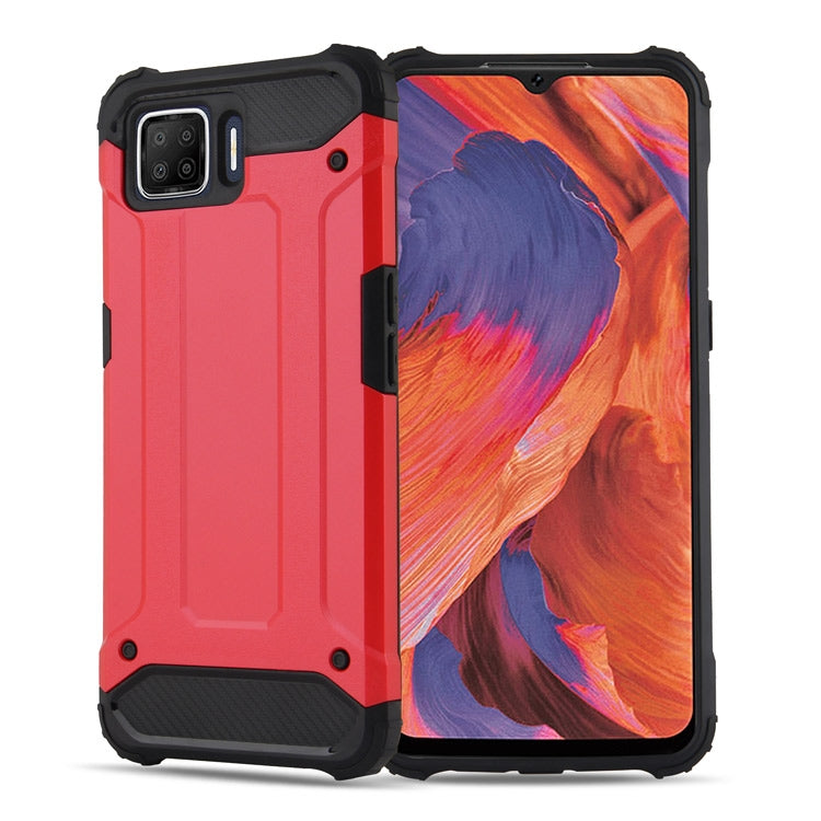 For OPPO A73 4G/F17 Magic Armor TPU + PC Combination Phone Case