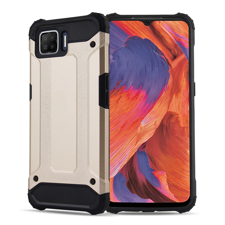 For OPPO A73 4G/F17 Magic Armor TPU + PC Combination Phone Case