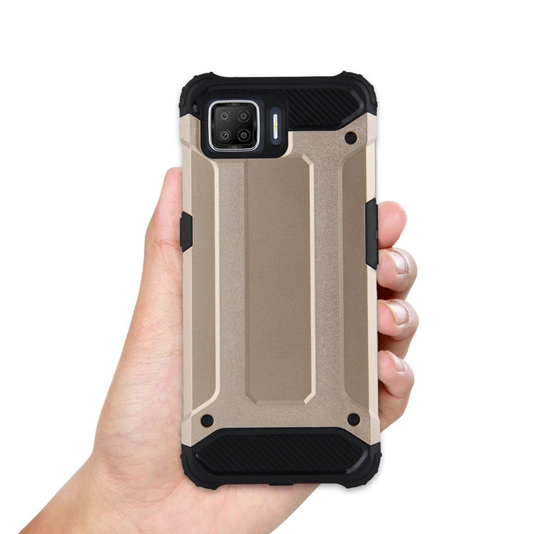 For OPPO A73 4G/F17 Magic Armor TPU + PC Combination Phone Case