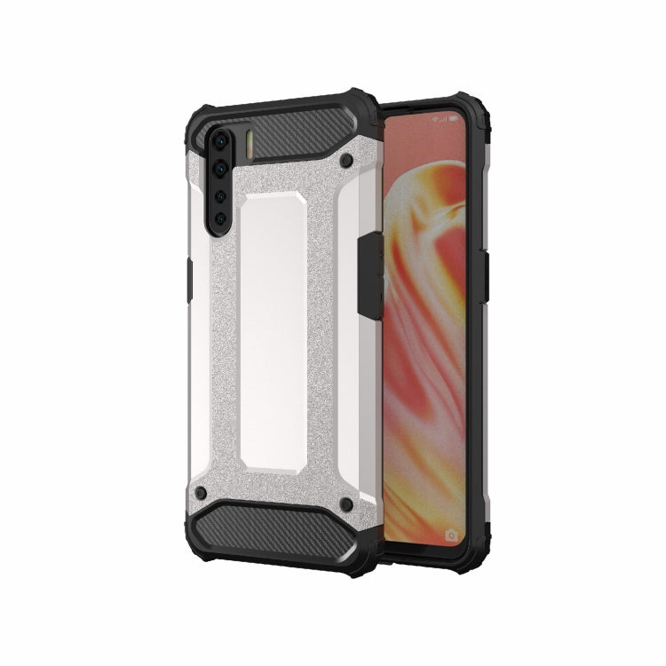 For OPPO A91 Magic Armor TPU + PC Combination Phone Case