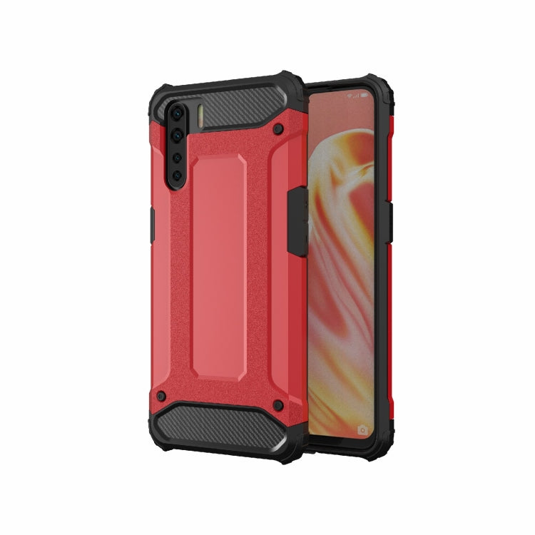 For OPPO A91 Magic Armor TPU + PC Combination Phone Case