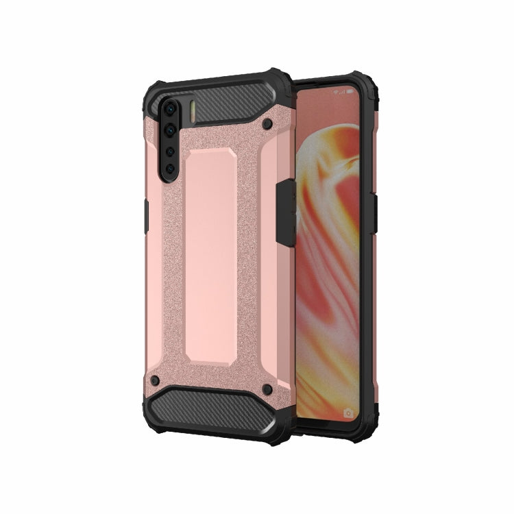 For OPPO A91 Magic Armor TPU + PC Combination Phone Case