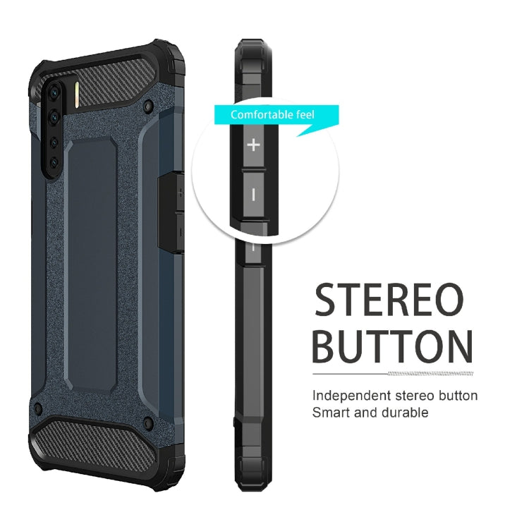 For OPPO A91 Magic Armor TPU + PC Combination Phone Case