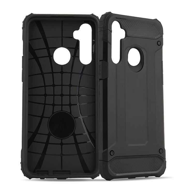 For Realme 5 Magic Armor TPU + PC Combination Phone Case