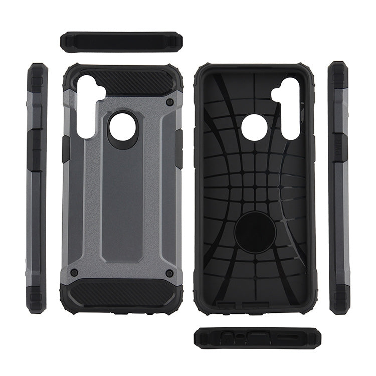 For Realme 5 Magic Armor TPU + PC Combination Phone Case