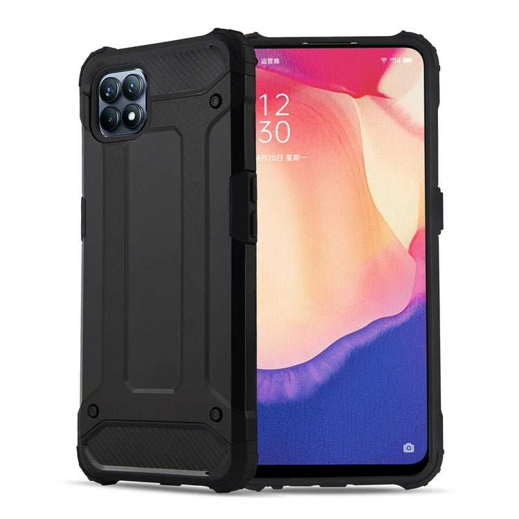 For OPPO Reno4 SE Magic Armor TPU + PC Combination Phone Case