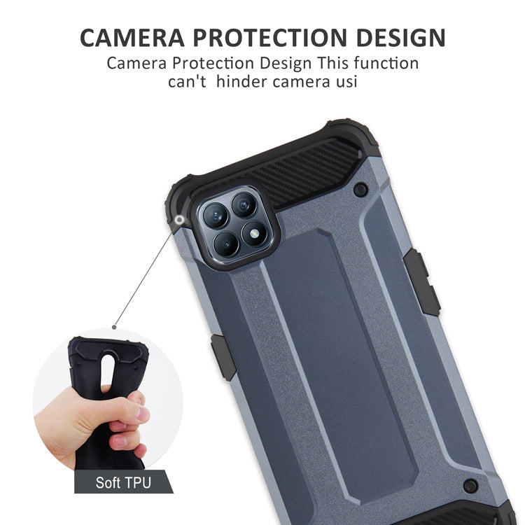 For OPPO Reno4 SE Magic Armor TPU + PC Combination Phone Case