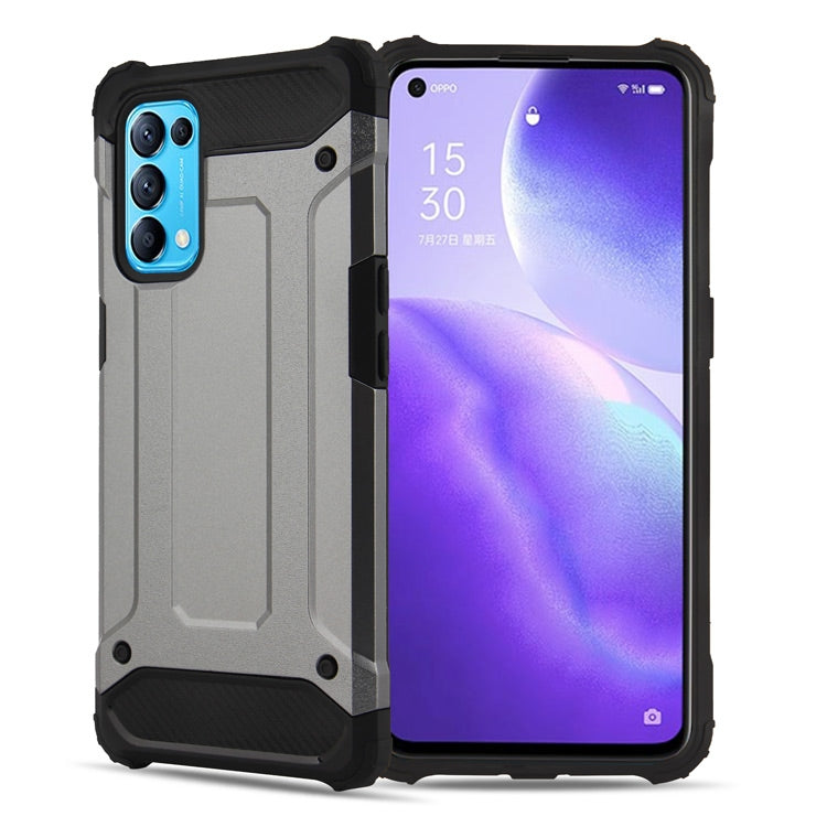 For OPPO Reno5 5G Magic Armor TPU + PC Combination Phone Case