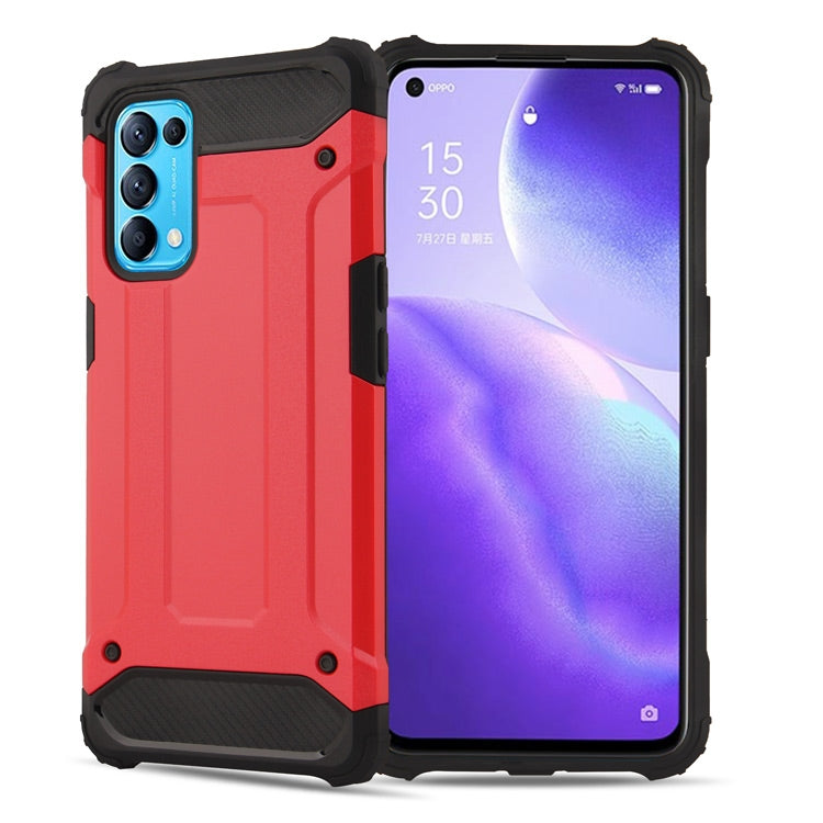 For OPPO Reno5 5G Magic Armor TPU + PC Combination Phone Case
