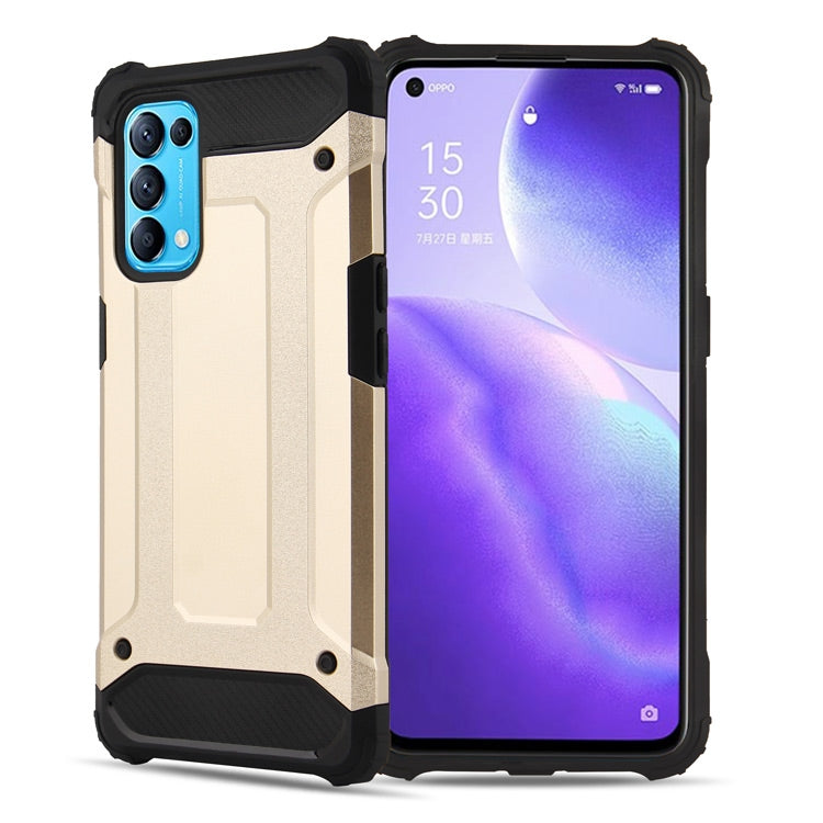 For OPPO Reno5 5G Magic Armor TPU + PC Combination Phone Case