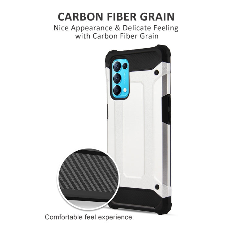 For OPPO Reno5 5G Magic Armor TPU + PC Combination Phone Case