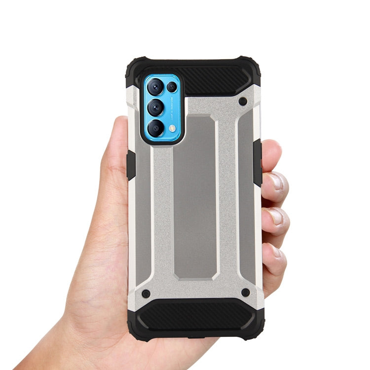 For OPPO Reno5 5G Magic Armor TPU + PC Combination Phone Case