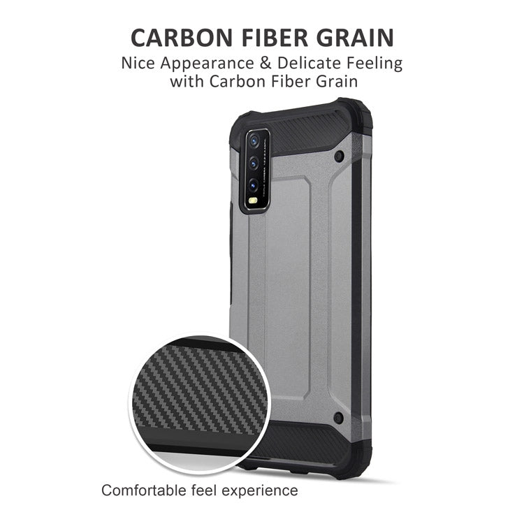 For vivo Y20 Magic Armor TPU + PC Combination Phone Case