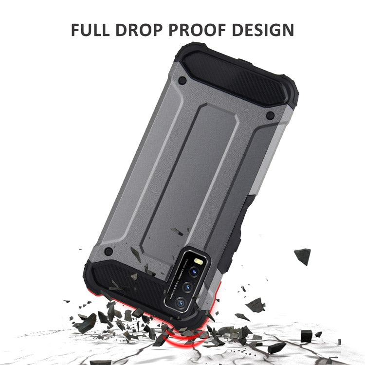 For vivo Y20 Magic Armor TPU + PC Combination Phone Case