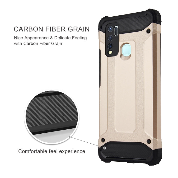 For vivo Y50/Y30 Magic Armor TPU + PC Combination Phone Case