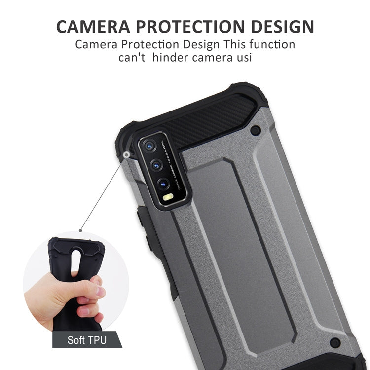 For vivo Y55 Magic Armor TPU + PC Combination Phone Case