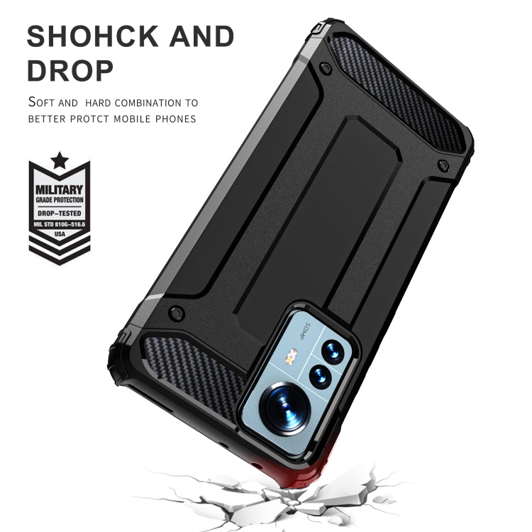 For Xiaomi 12 Pro Magic Armor TPU + PC Combination Phone Case