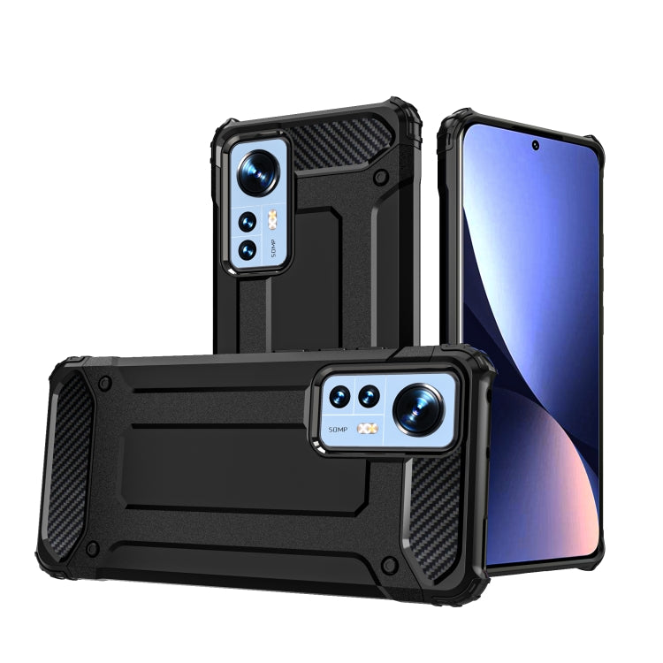 For Xiaomi 12 / 12X Magic Armor TPU + PC Combination Phone Case