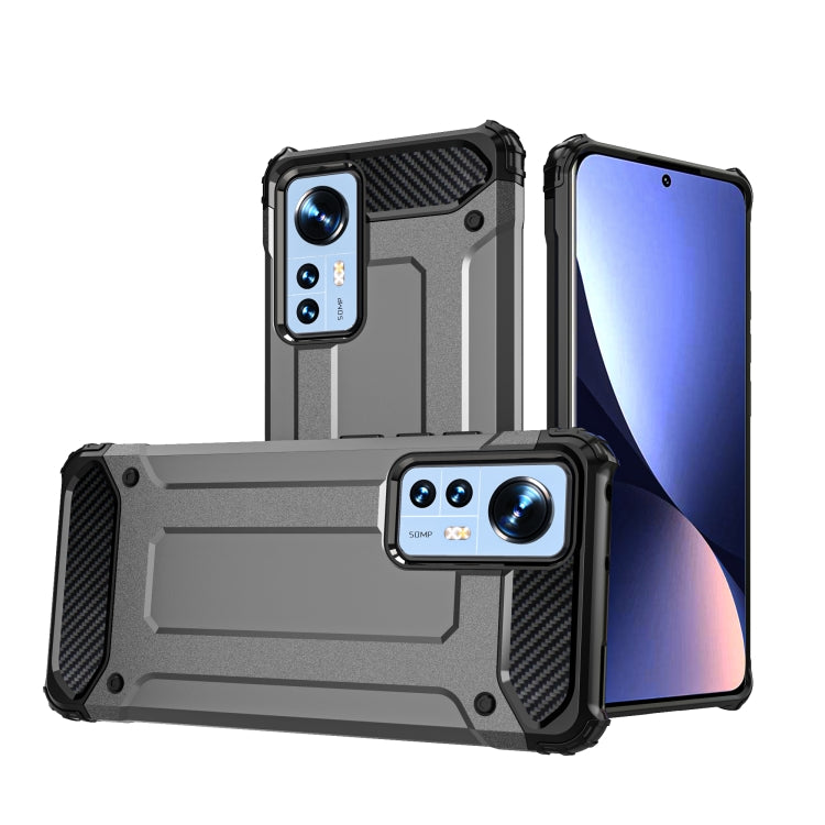 For Xiaomi 12 / 12X Magic Armor TPU + PC Combination Phone Case