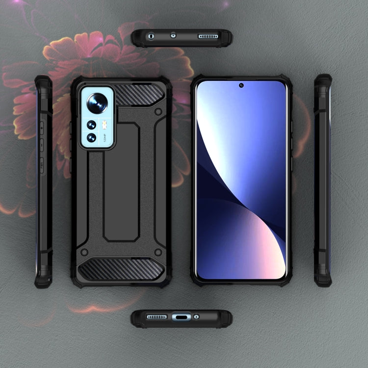 For Xiaomi 12 / 12X Magic Armor TPU + PC Combination Phone Case