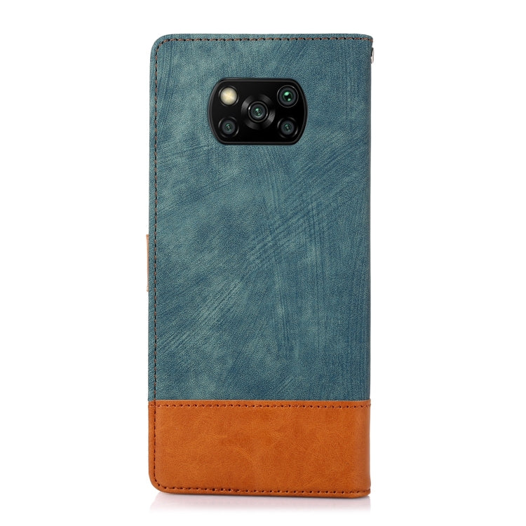 For Xiaomi Poco X3 NFC Splicing Leather Phone Case