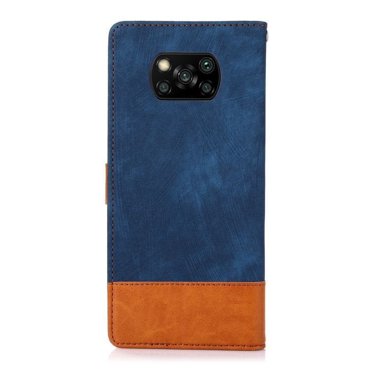 For Xiaomi Poco X3 NFC Splicing Leather Phone Case