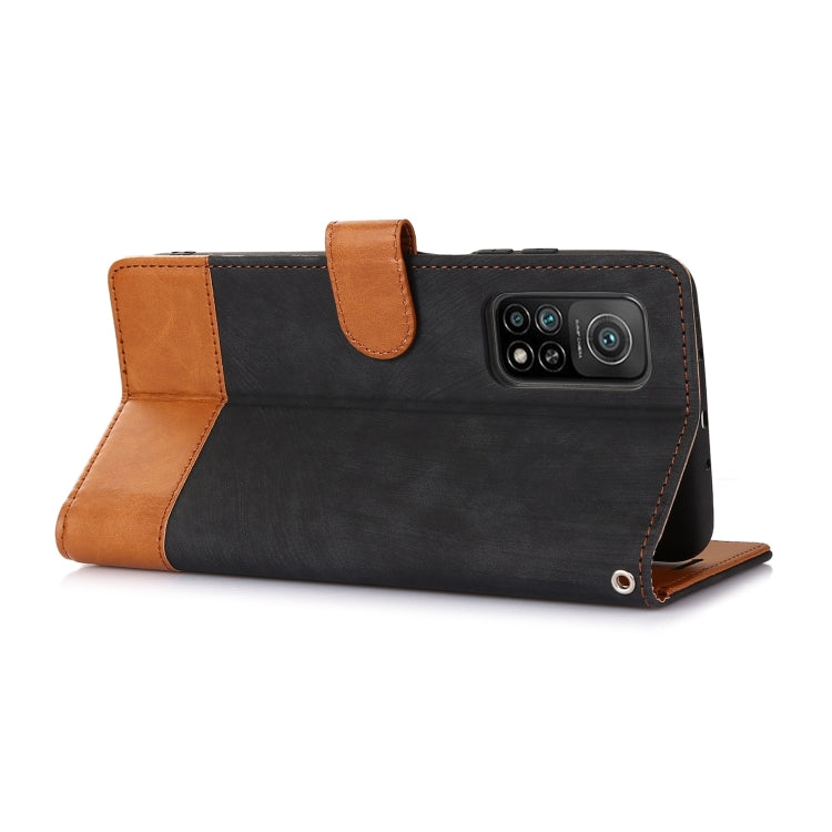 For Xiaomi Mi 10T 5G / 10T Pro 5G Splicing Leather Phone Case