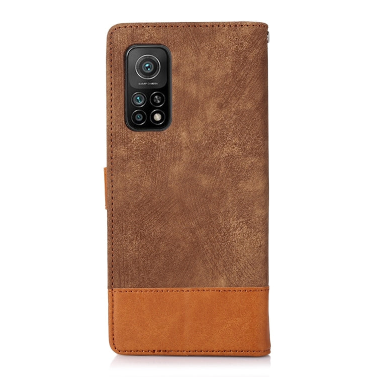 For Xiaomi Mi 10T 5G / 10T Pro 5G Splicing Leather Phone Case