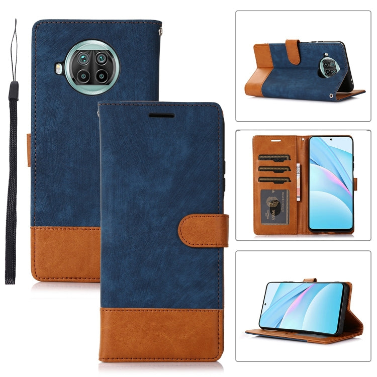 For Xiaomi Mi 10T Lite 5G Splicing Leather Phone Case