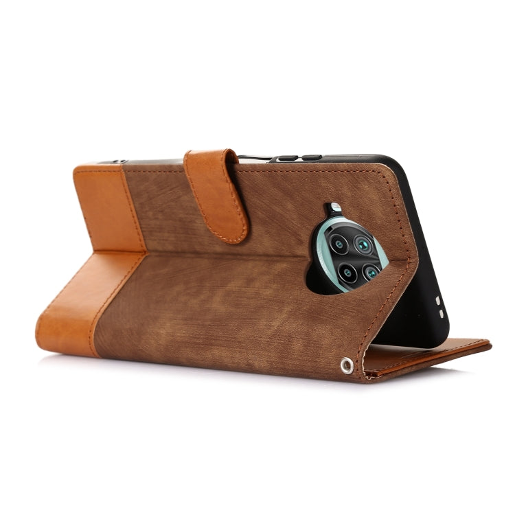 For Xiaomi Mi 10T Lite 5G Splicing Leather Phone Case