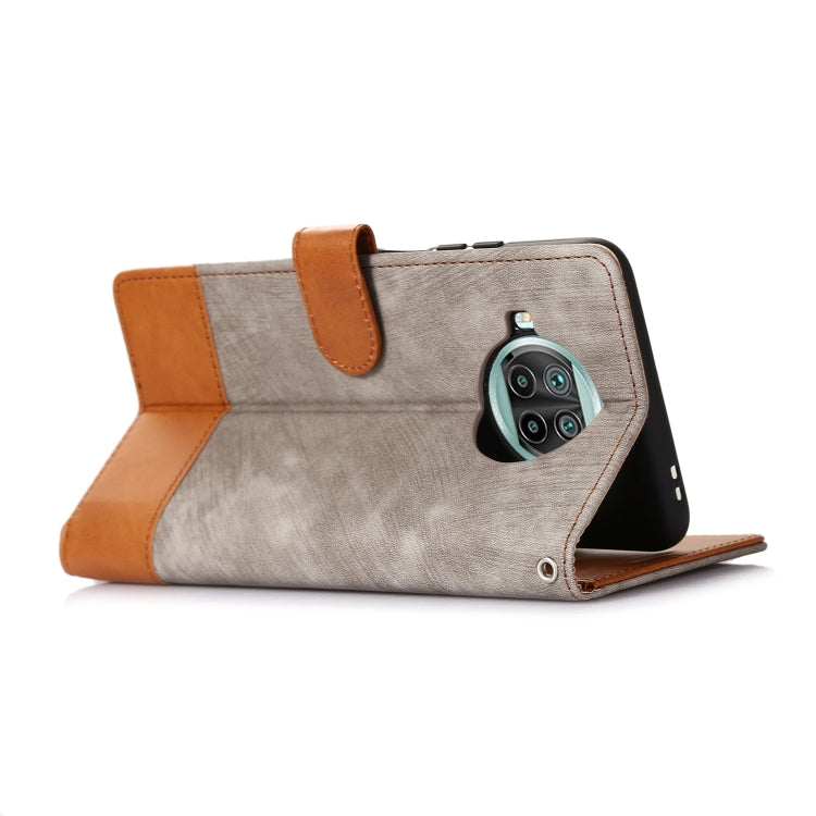 For Xiaomi Mi 10T Lite 5G Splicing Leather Phone Case