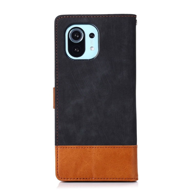 For Xiaomi Mi 11 Splicing Leather Phone Case