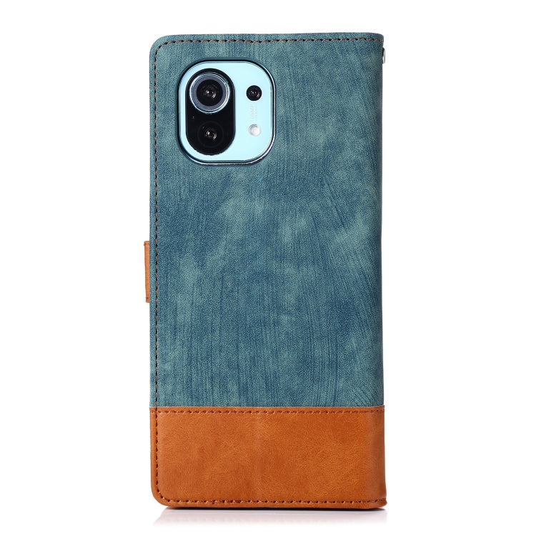 For Xiaomi Mi 11 Splicing Leather Phone Case