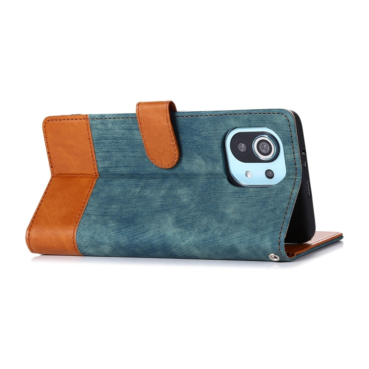 For Xiaomi Mi 11 Splicing Leather Phone Case