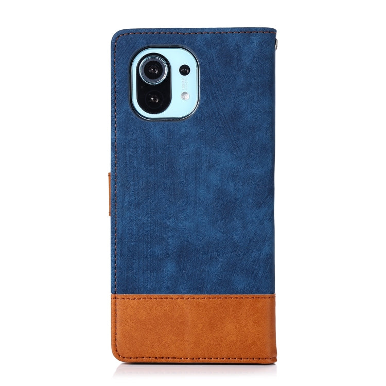 For Xiaomi Mi 11 Splicing Leather Phone Case