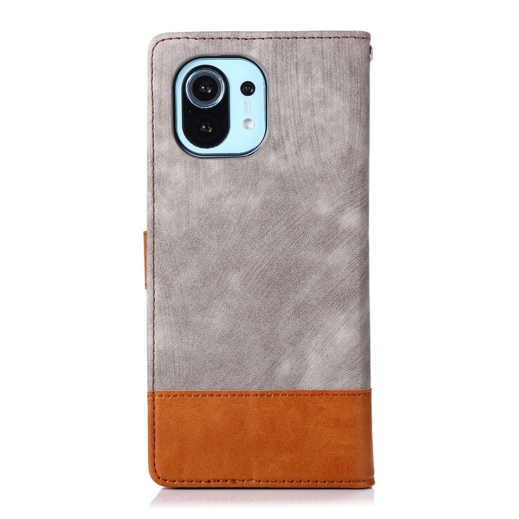 For Xiaomi Mi 11 Splicing Leather Phone Case