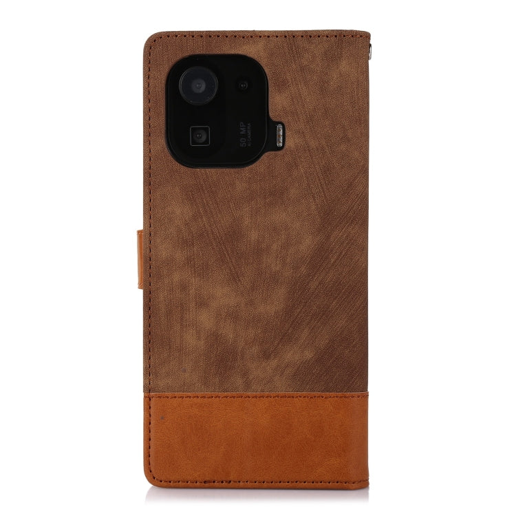 For Xiaomi Mi 11 Pro Splicing Leather Phone Case