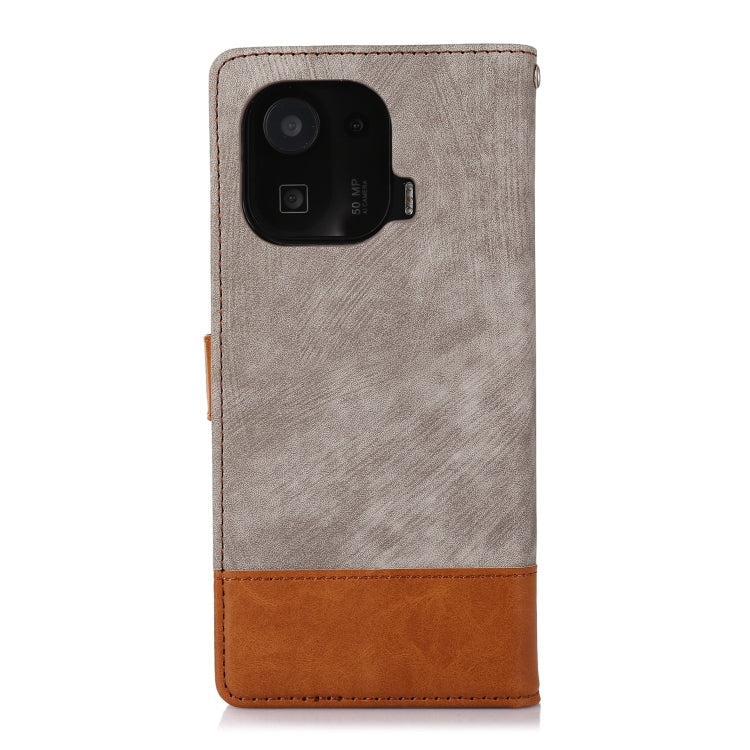 For Xiaomi Mi 11 Pro Splicing Leather Phone Case