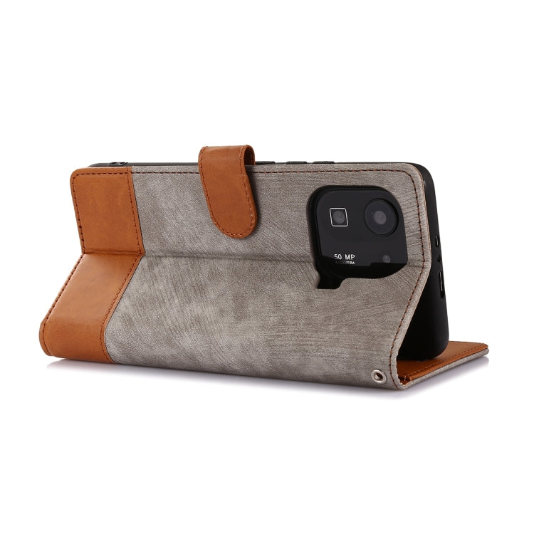 For Xiaomi Mi 11 Pro Splicing Leather Phone Case