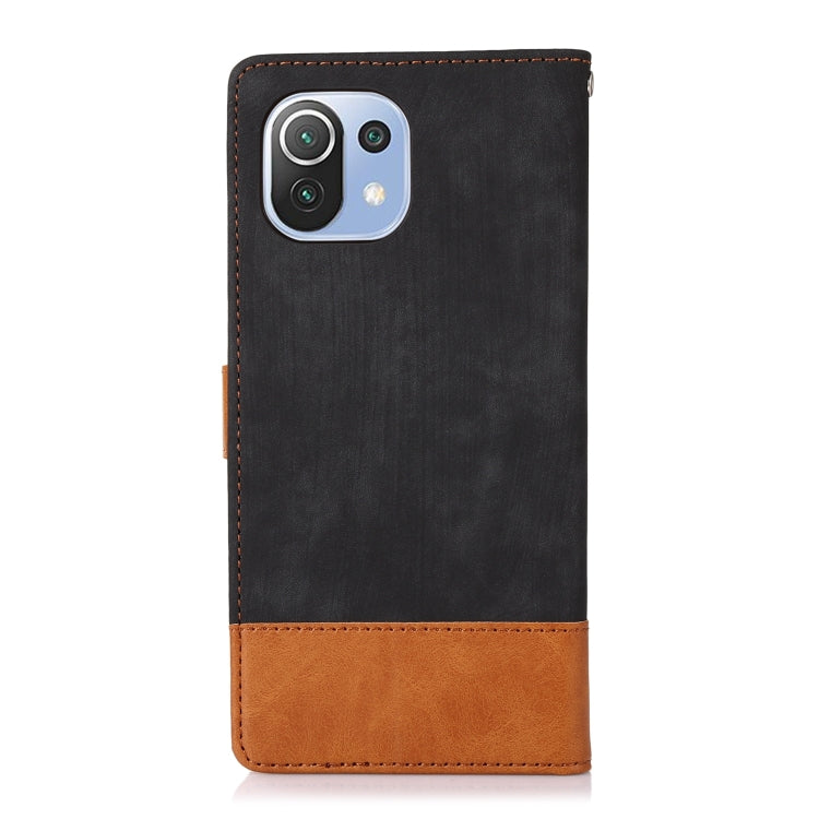 For Xiaomi Mi 11 Lite Splicing Leather Phone Case