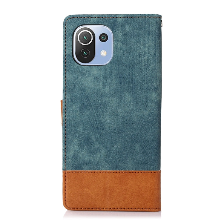 For Xiaomi Mi 11 Lite Splicing Leather Phone Case