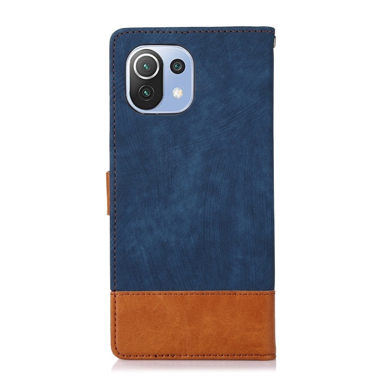 For Xiaomi Mi 11 Lite Splicing Leather Phone Case