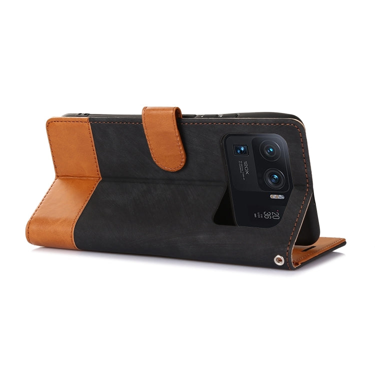 For Xiaomi Mi 11 Ultra Splicing Leather Phone Case
