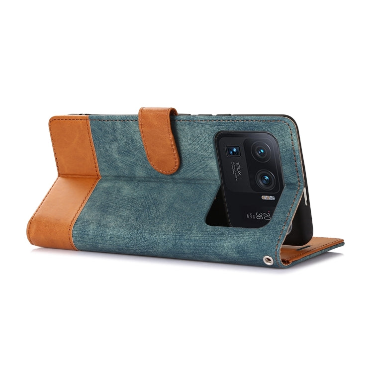 For Xiaomi Mi 11 Ultra Splicing Leather Phone Case