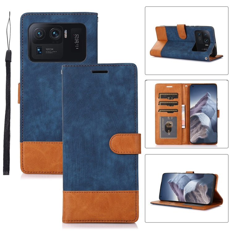 For Xiaomi Mi 11 Ultra Splicing Leather Phone Case