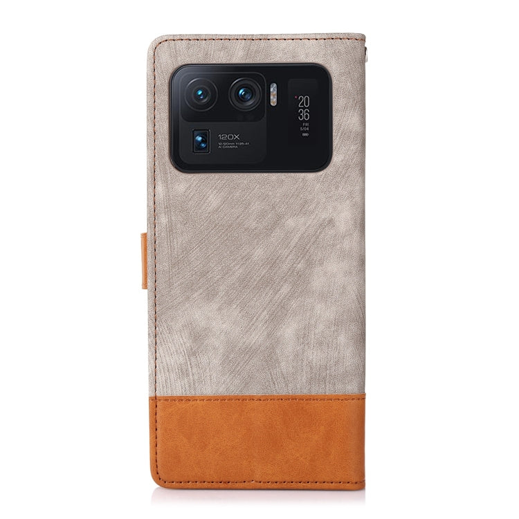 For Xiaomi Mi 11 Ultra Splicing Leather Phone Case