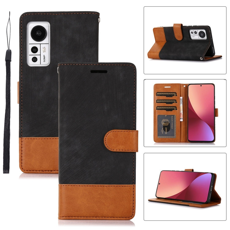 For Xiaomi 12 Splicing Leather Phone Case