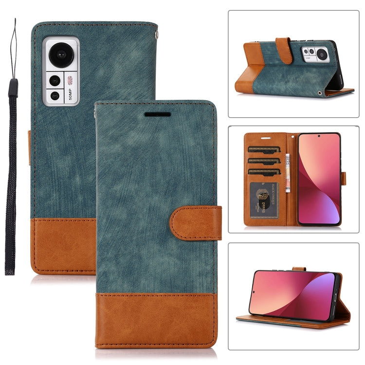 For Xiaomi 12 Splicing Leather Phone Case